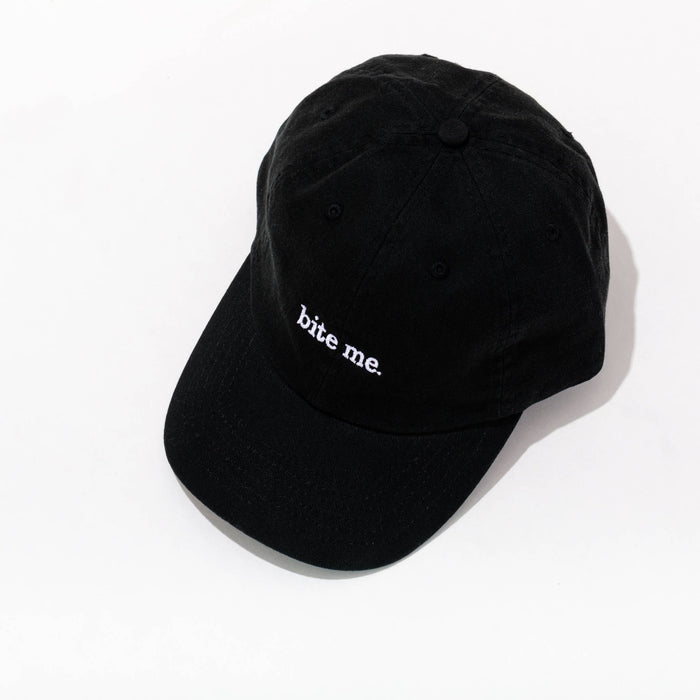 Bite Me 100% Cotton Baseball Hat