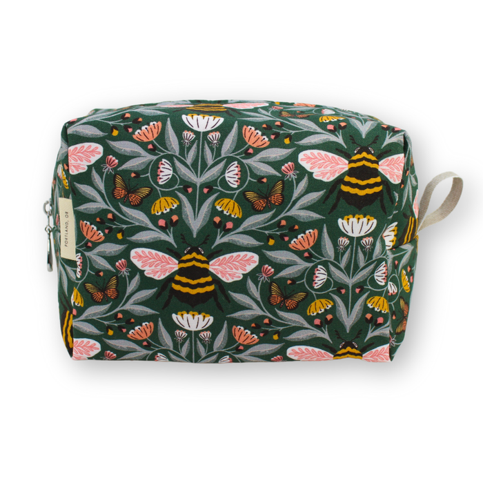 The Medium Dopp Kit: Navy Floral / Medium