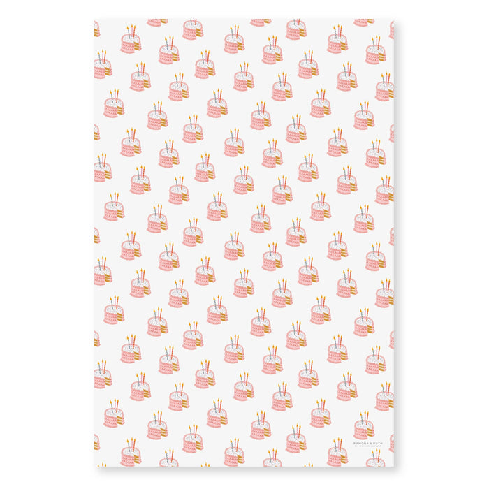 Birthday Cake Gift Wrap: Roll