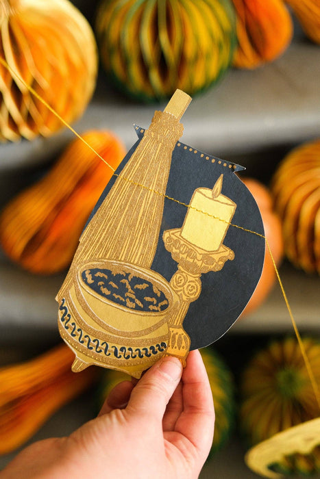DANCING SKELETONS PAPER ORNAMENTS