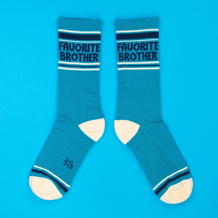 Favorite Brother Gym Crew Socks