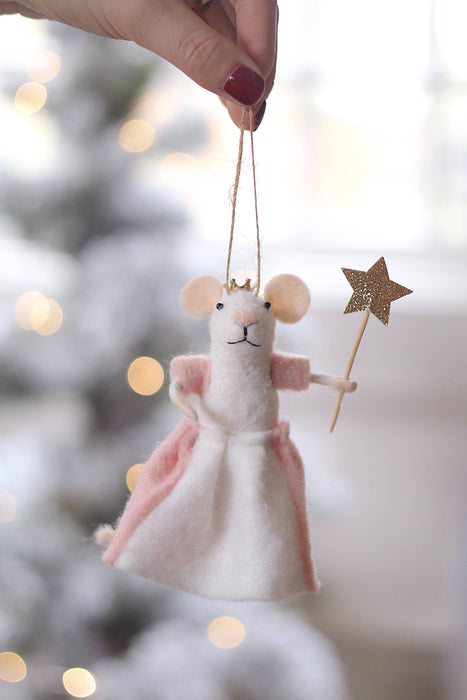 Glinda the Good Mouse Holiday Ornament