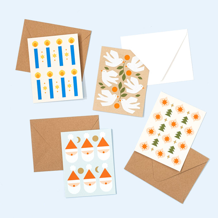 Scandi Santa Christmas Card