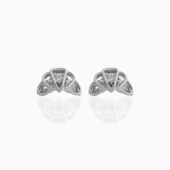 Croissant Studs: Gold