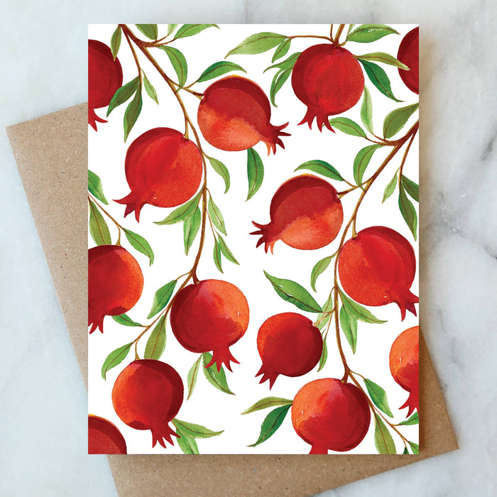 Pomegranate Botanical - Box Set of 6 | Everyday Card