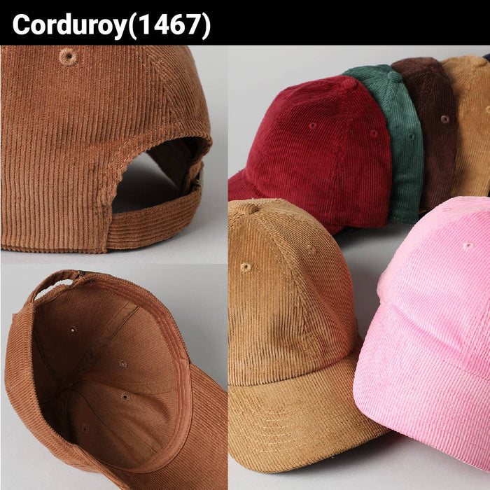 Custom Embroidery Corduroy Adjustable Cotton Baseball Cap: Corduroy
