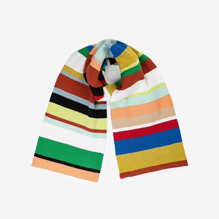 Multi Stripe Big Scarf: Rainbow