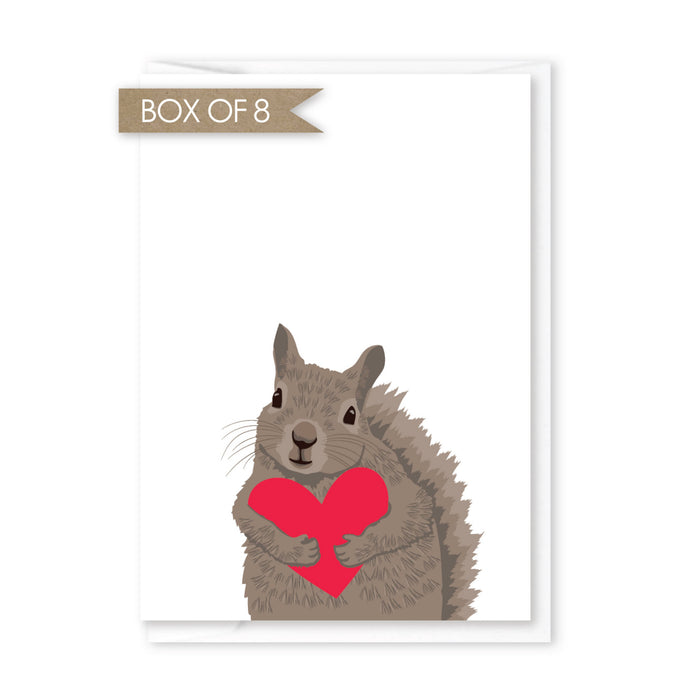 Squirrel Heart Enclosure - Box of 8