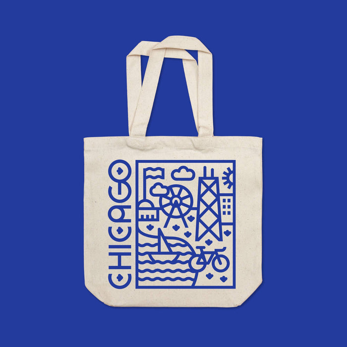 CHICAGO • Lake Shore • Tote Bag