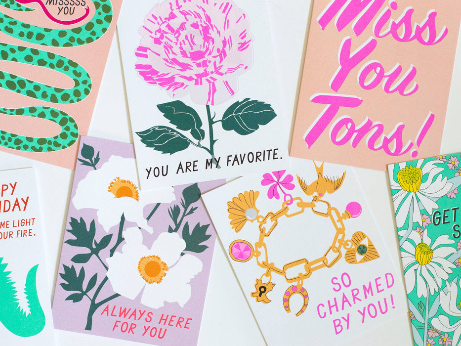 You Are My Favorite - Variegated Rose - Note Card