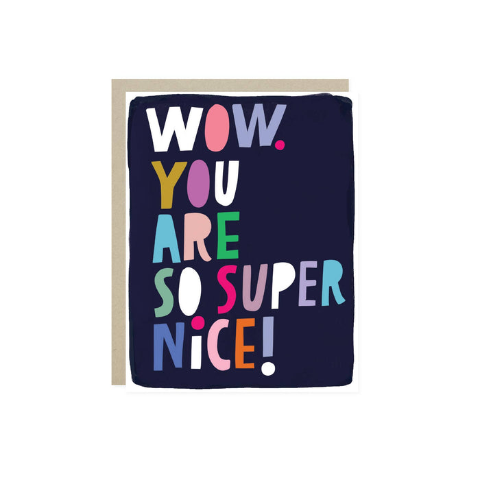So Super Nice Thank You Card