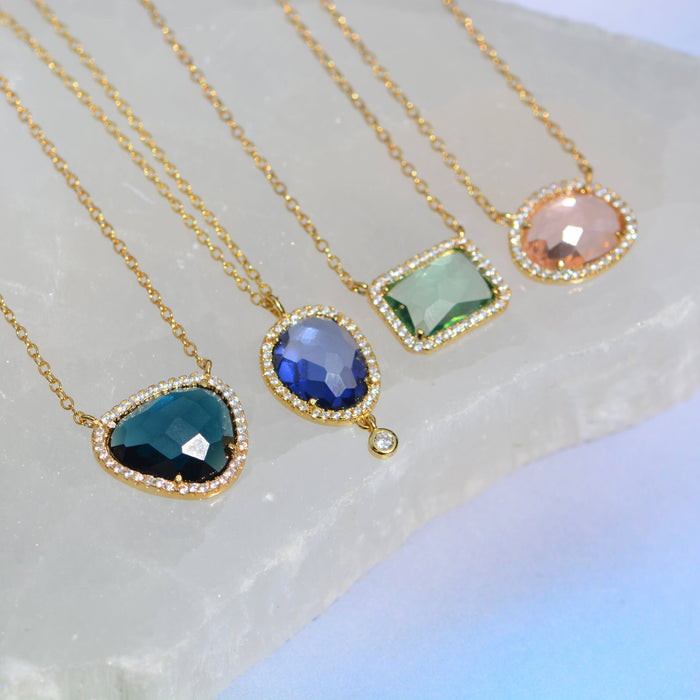 Marina Necklace: London Blue