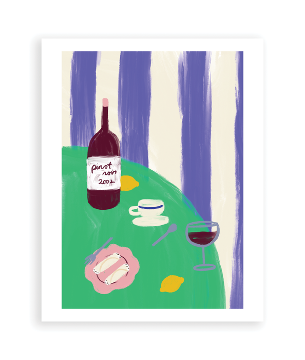 Pinot Noir Art Print: 8.5 x 11"