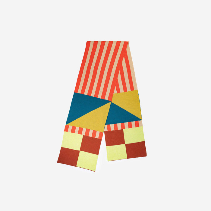 Kite Big Scarf: Rust Lime