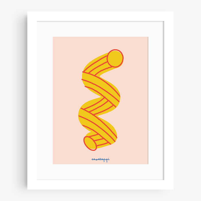 Cavatappi Pasta Print: 8"x10"