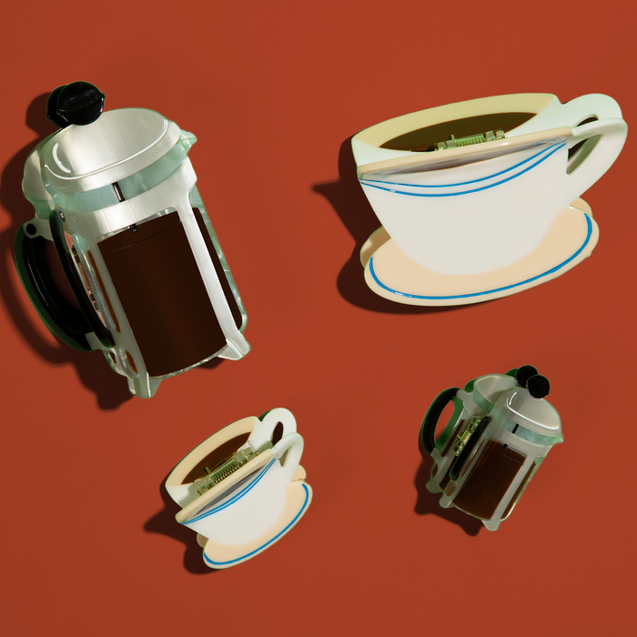 Large French Press Hair Claw Clip