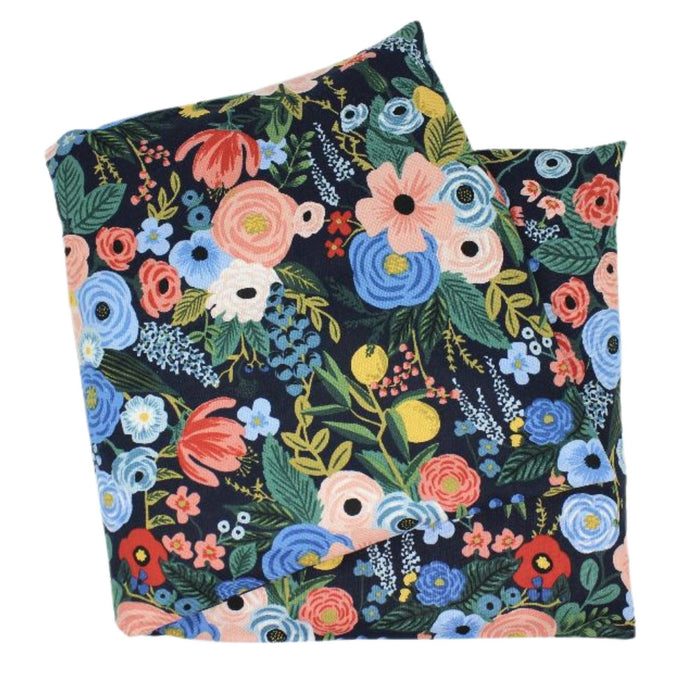 Aromatherapy Large Heat & Cold Wrap: Cream + Pink Floral / Lavender