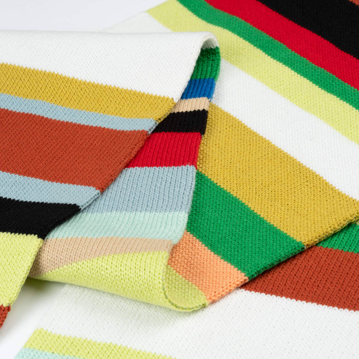 Multi Stripe Big Scarf: Rainbow