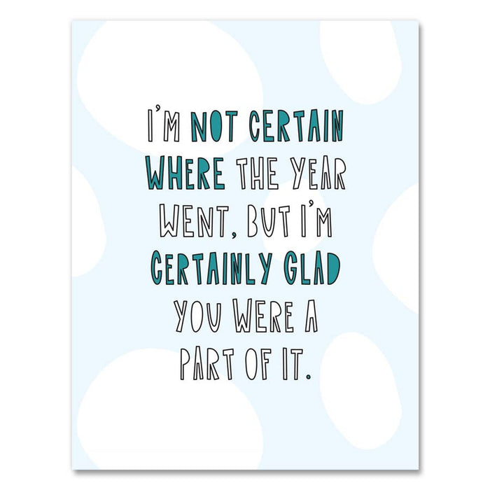 613 - Certainly Glad You Were A Part