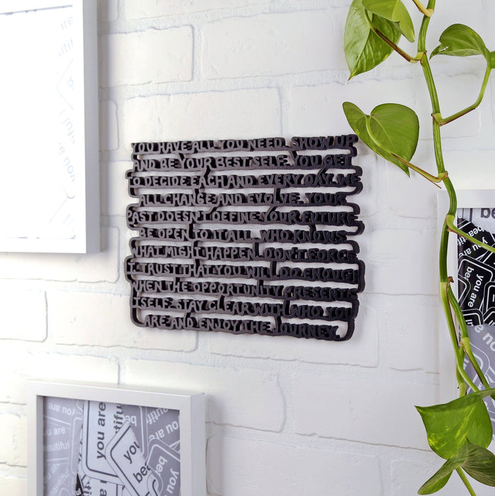 You have all you need - Paragraph: Wood