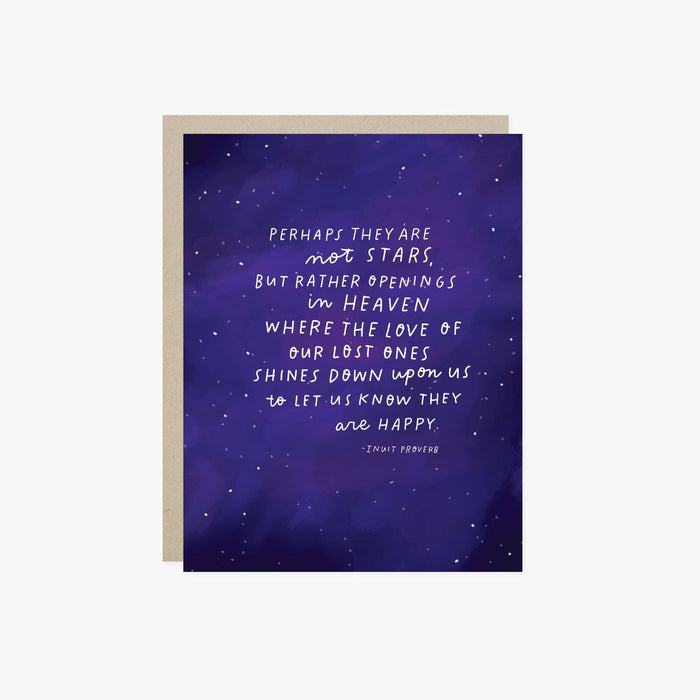 Inuit Proverb Sympathy Card