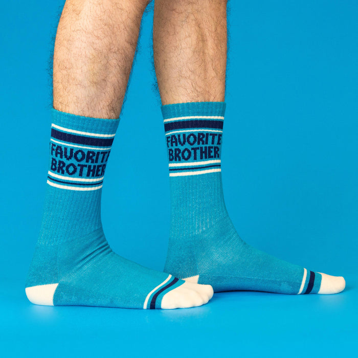 Favorite Brother Gym Crew Socks