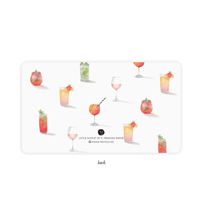 Aperol Spritz Little Notes® – Boxed Set of 85 Mini Note Card
