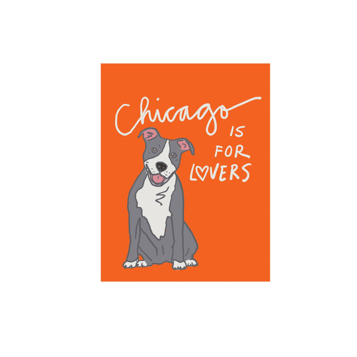 For Lovers City/State Postcard: Chicago