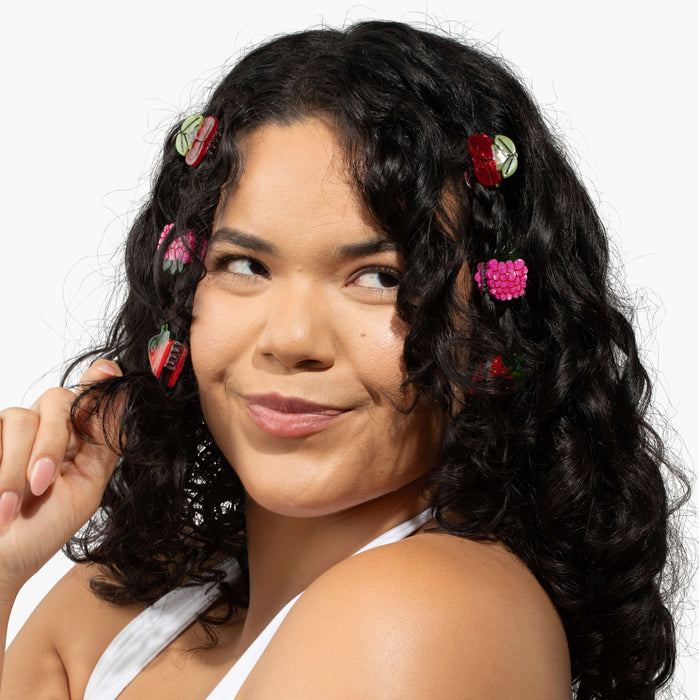 PREORDER: Micro Berry Basket Hair Claw Clip Set