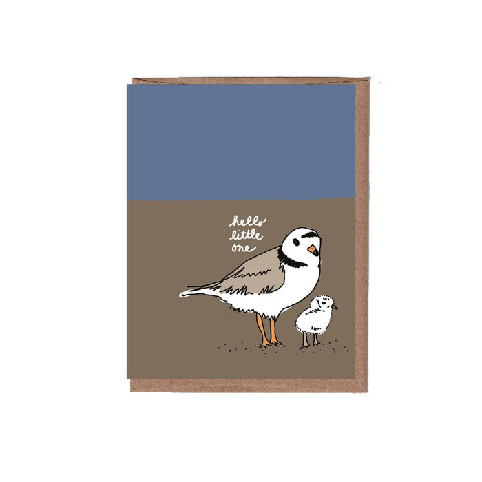 Piping Plover Baby Greeting Card