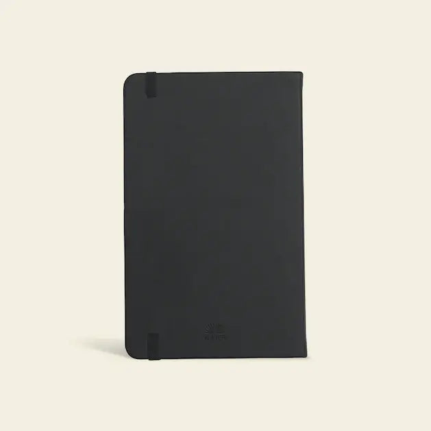 Lined Notebook, PU Leather, Hardcover - Everyday : Green