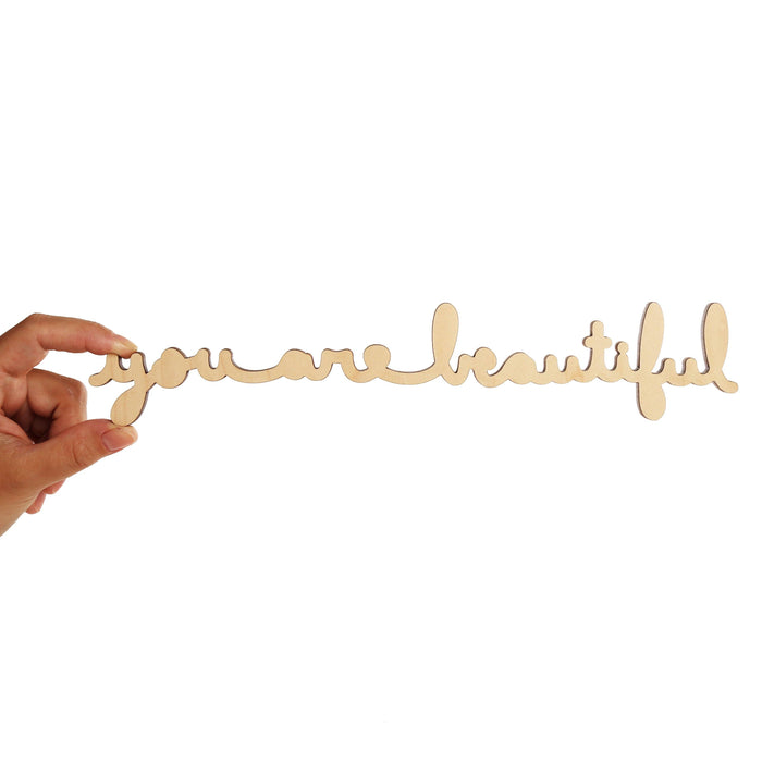 Maple Cursive Piece - Small