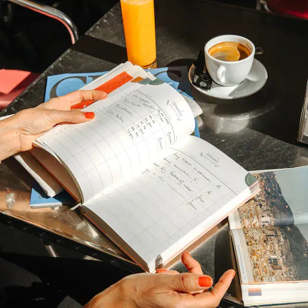 Guided Travel Journal, A5 Hardcover - Follow The Sun