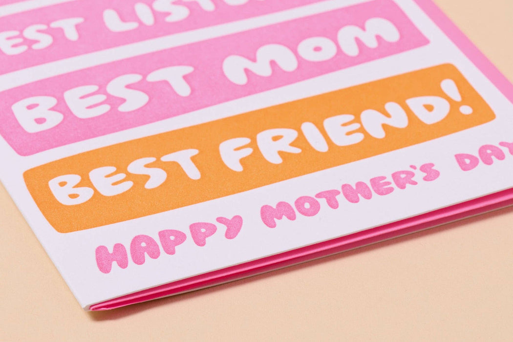 Best Hugger/Listener/Mom/Friend