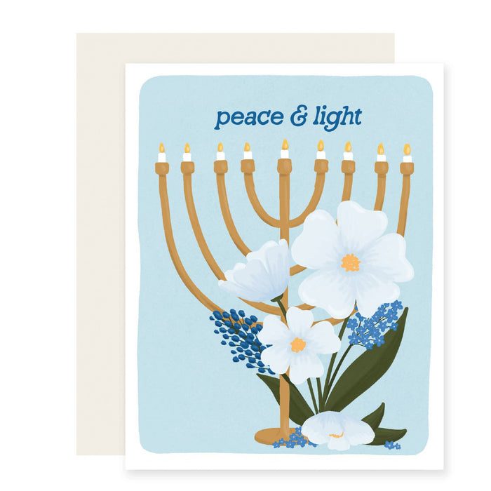 Peace Hanukkah Floral
