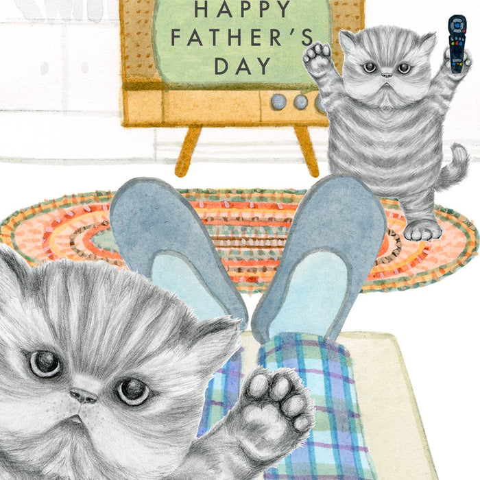 Naughty Kittens Dad Card