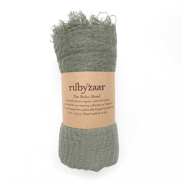 Boho Scarf, Sage