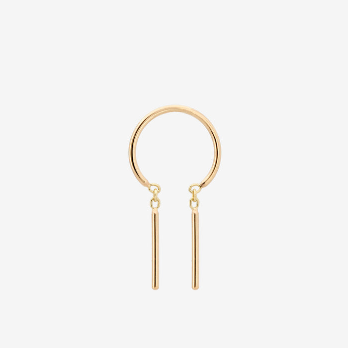 Baby Chime Earring, 14kt Yellow Gold