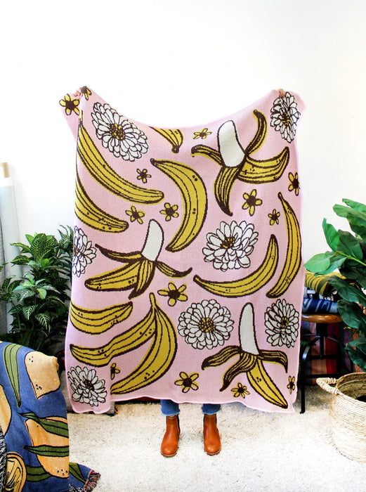 Banana Jam Knit Blanket