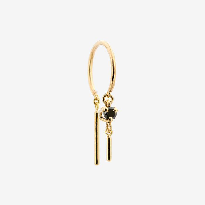 Gemstone Baby Chime Earring, 14kt Yellow Gold