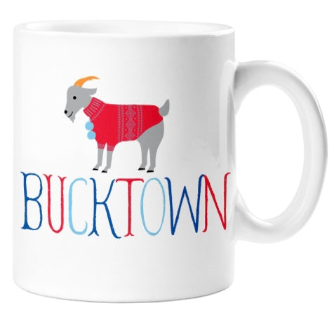 Bucktown Winter Goat Mug