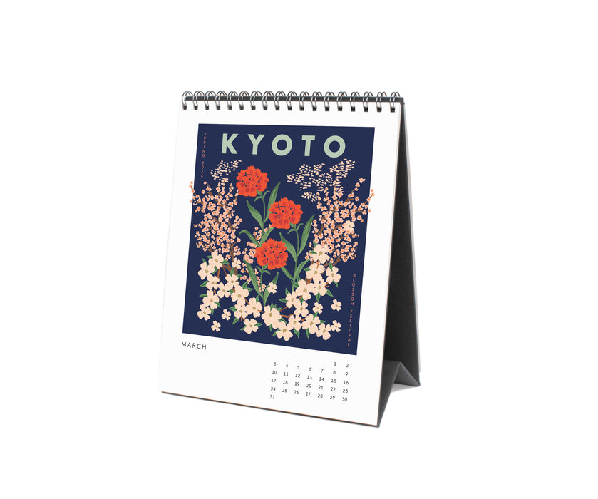 2024 Fête des Plantes Desk Calendar