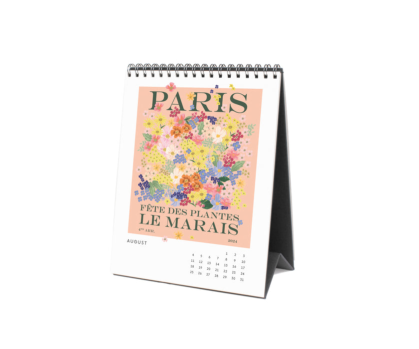 2024 Fête des Plantes Desk Calendar