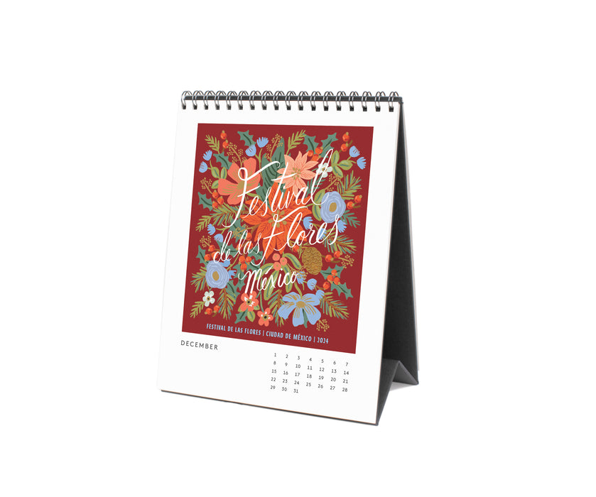 2024 Fête des Plantes Desk Calendar