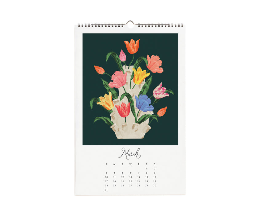 2024 Flower Studies Wall Calendar