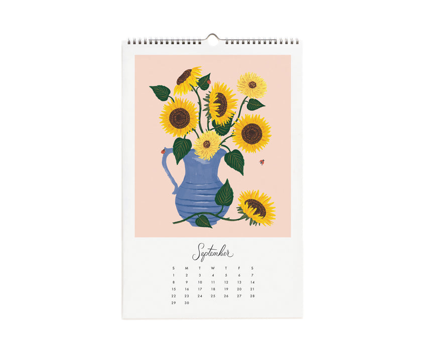 2024 Flower Studies Wall Calendar