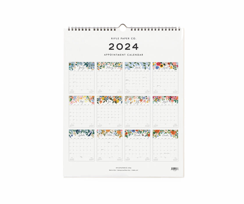 2024 Peacock Appointment Calendar