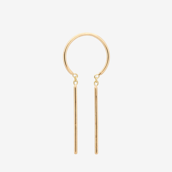 Chime Earring, 14kt Yellow Gold