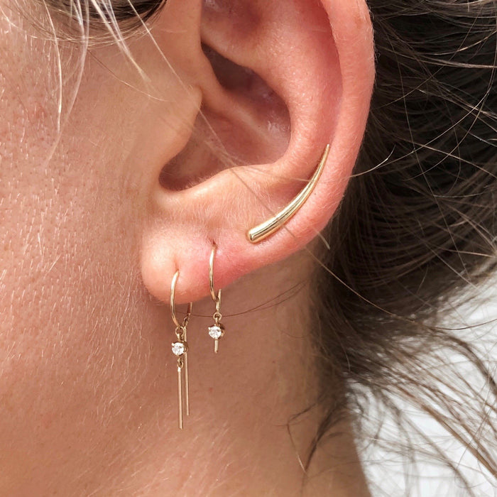 Gemstone Chime Earring, 14kt Yellow Gold