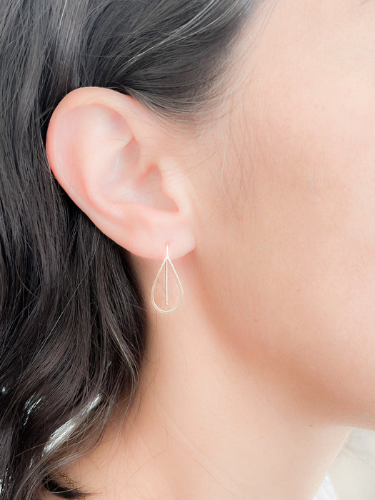 Teardrop Outline Earrings